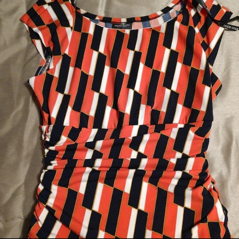 Bisou Bisou Geometric Dress